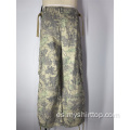 Pantalones de trabajo de ajuste sueltos con estampado de hoja de camuflaje